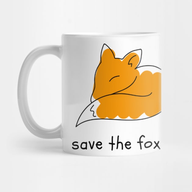 Save the Foxes by NoColorDesigns